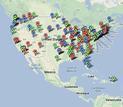 Click to see the full map of TIGER transportation grants.